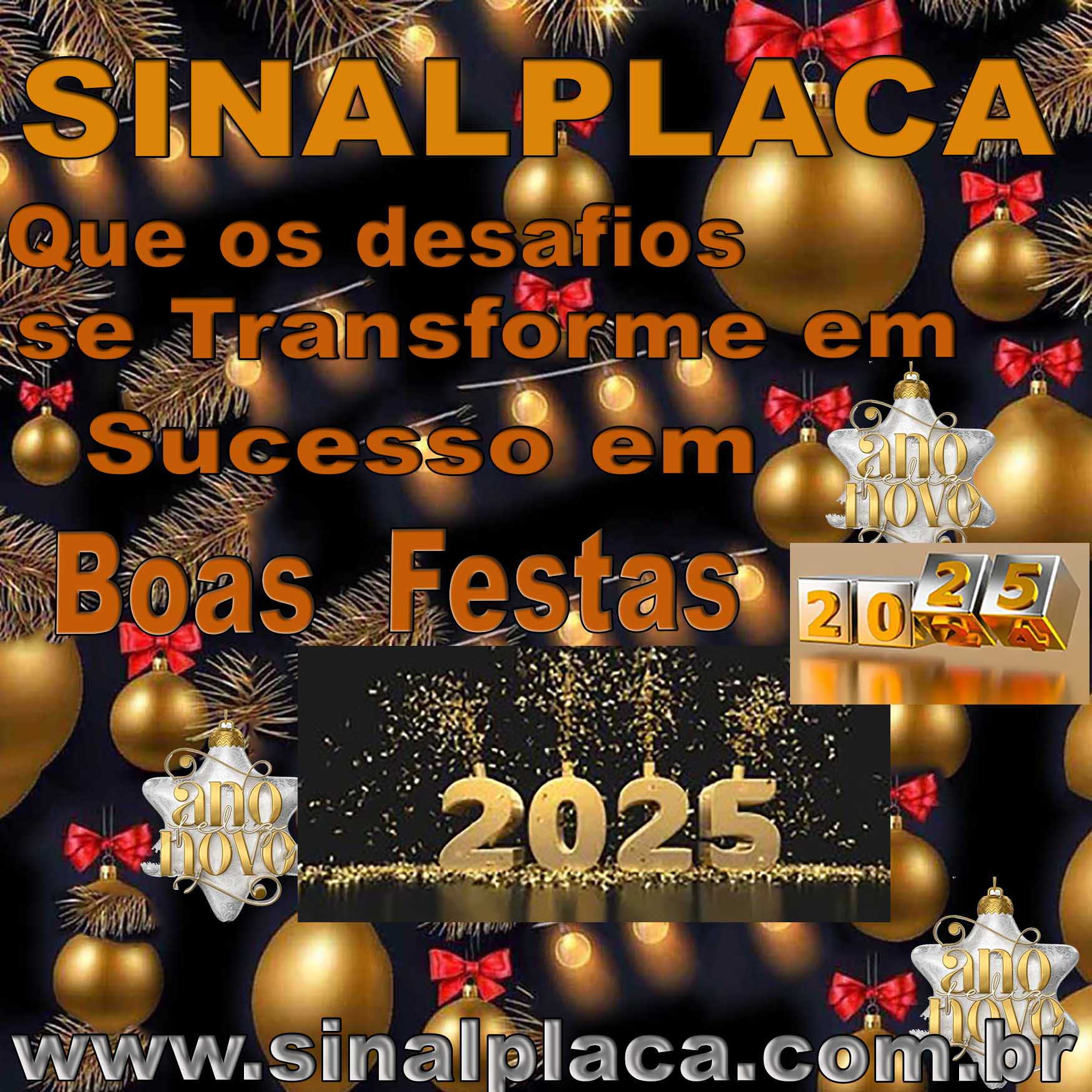 BOAS FESTAS E UM PRSPERO ANO NOVO